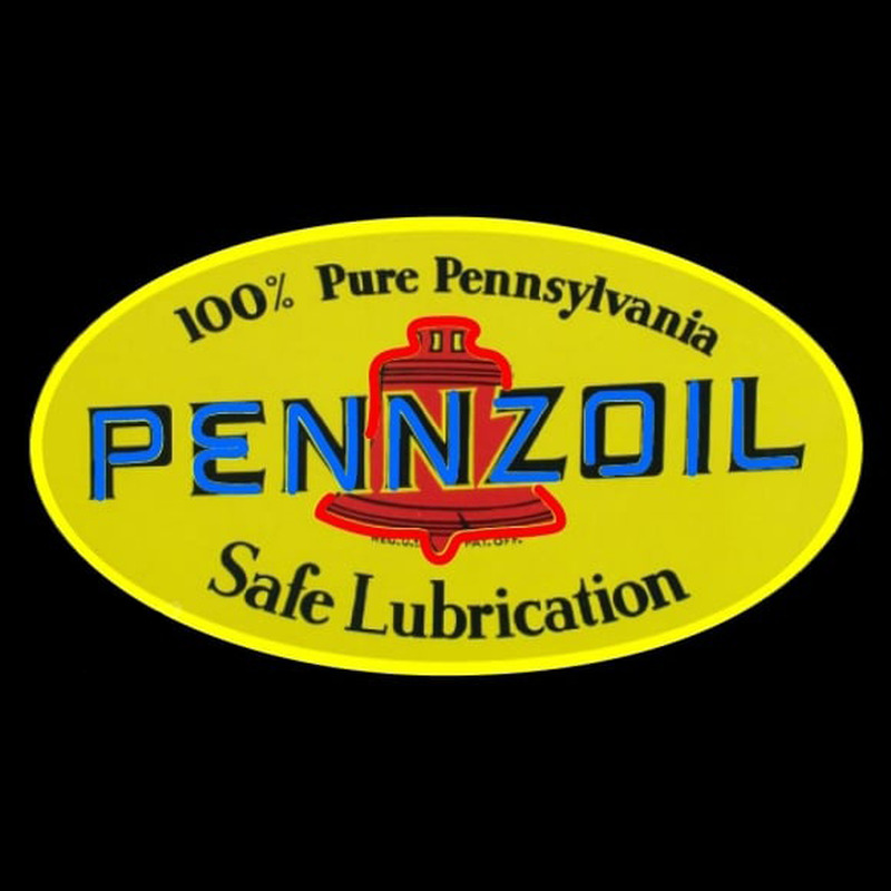 Pennzoil Safe Lubrication Leuchtreklame