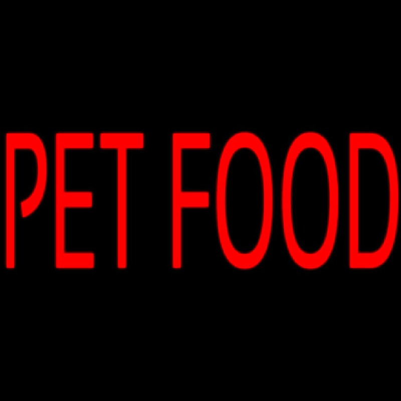 Pet Food Block Leuchtreklame