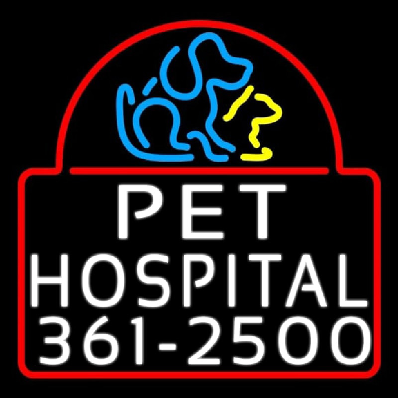 Pet Hospital Leuchtreklame