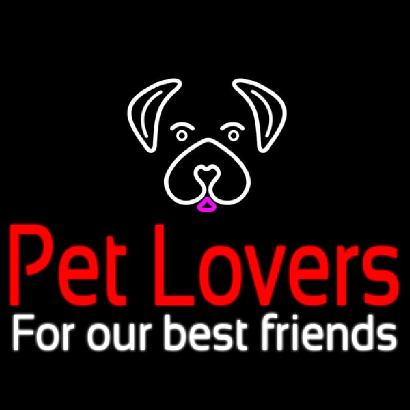 Pet Lovers Leuchtreklame