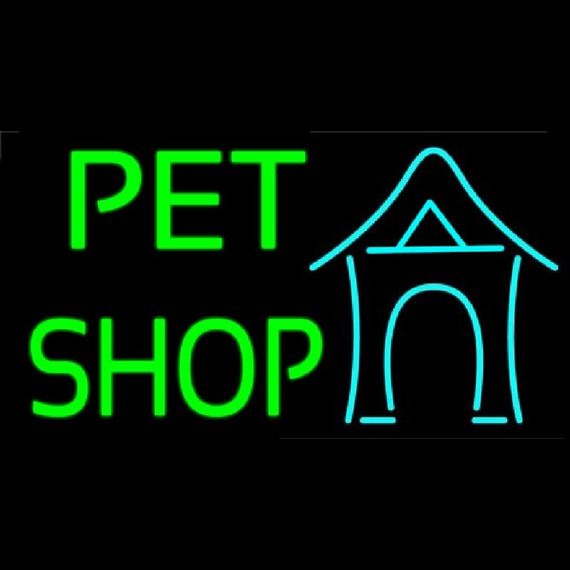 Pet Shop 1 Leuchtreklame