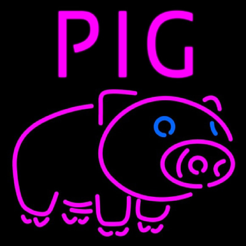 Pig Logo Leuchtreklame