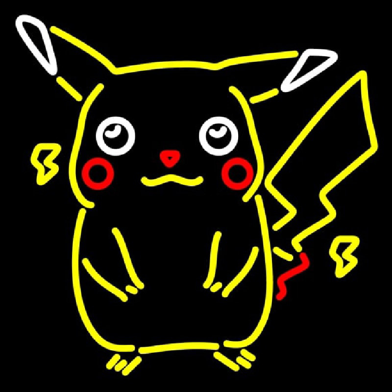 Pikachu Leuchtreklame
