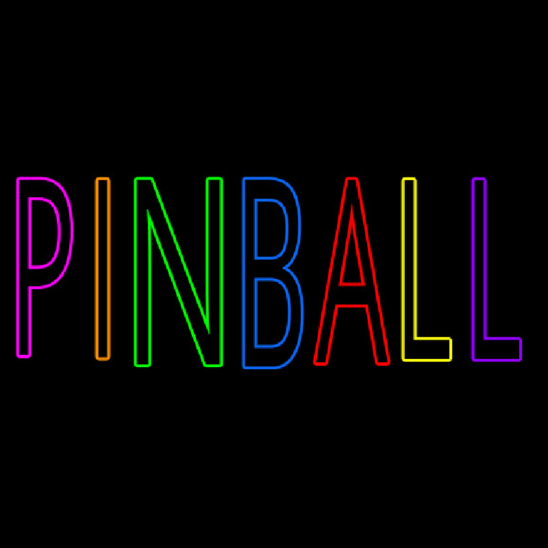 Pinball 1 Leuchtreklame