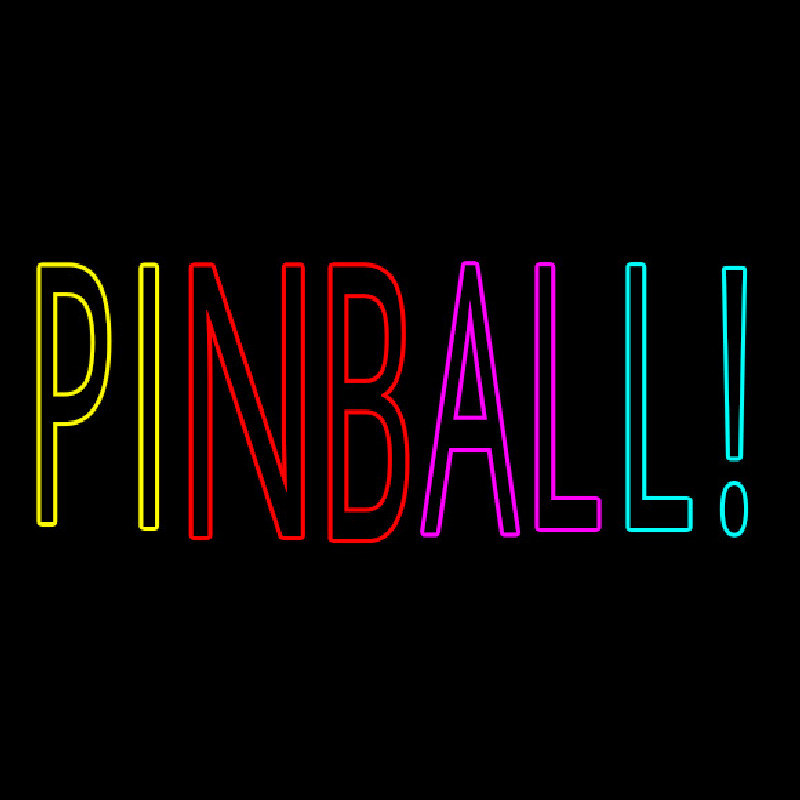 Pinball 2 Leuchtreklame