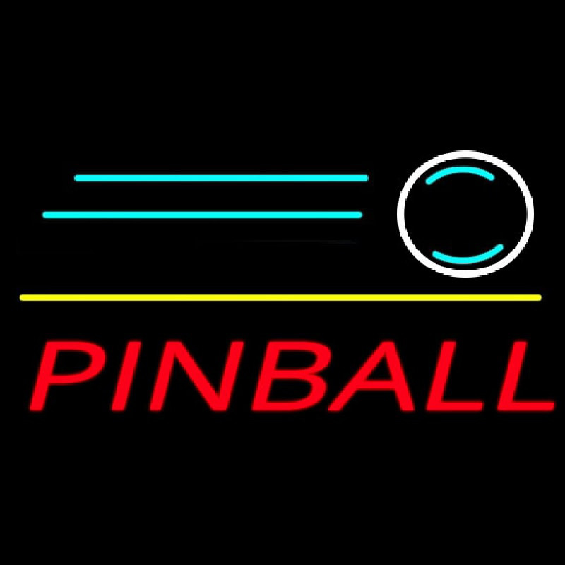 Pinball Shot Leuchtreklame