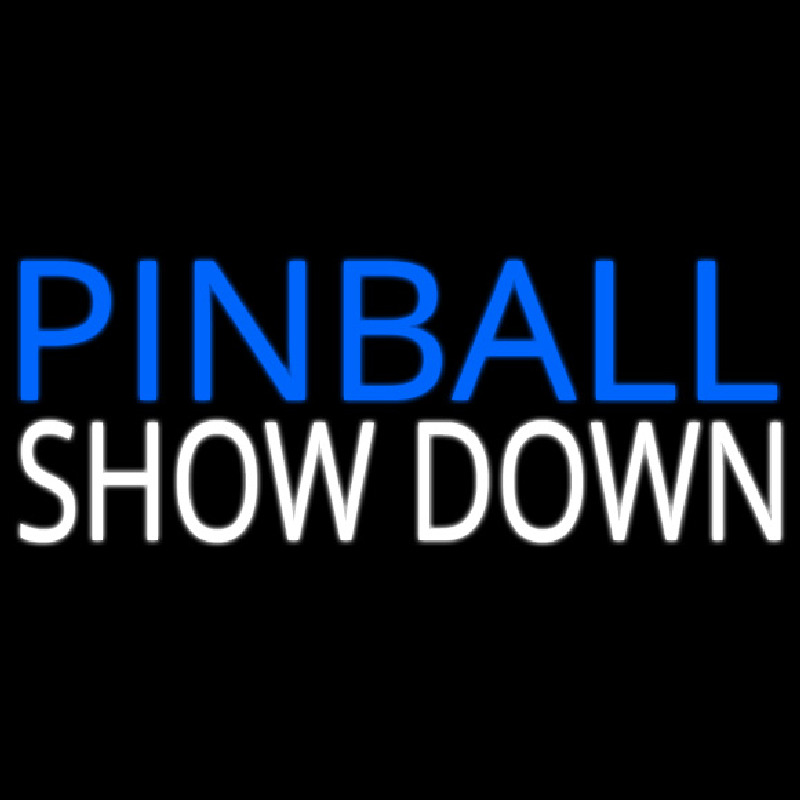 Pinball Showdown 1 Leuchtreklame