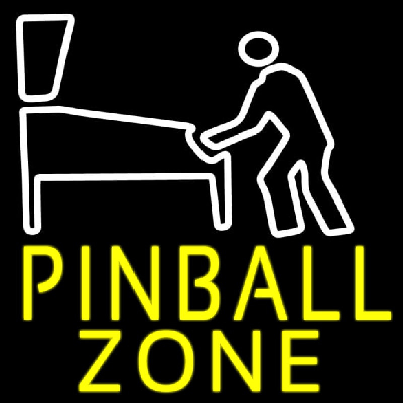 Pinball Zone Leuchtreklame