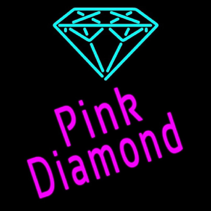Pink Diamond Leuchtreklame