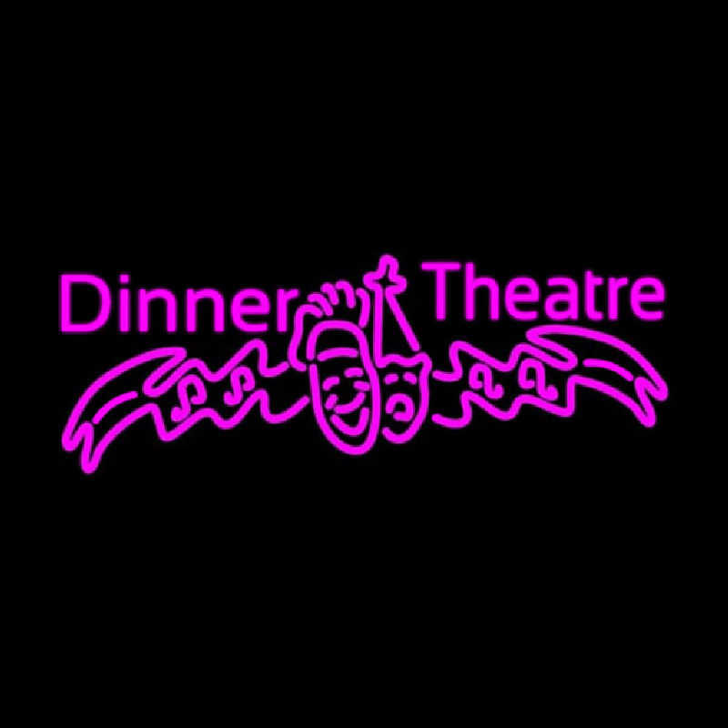 Pink Dinner Theatre Leuchtreklame