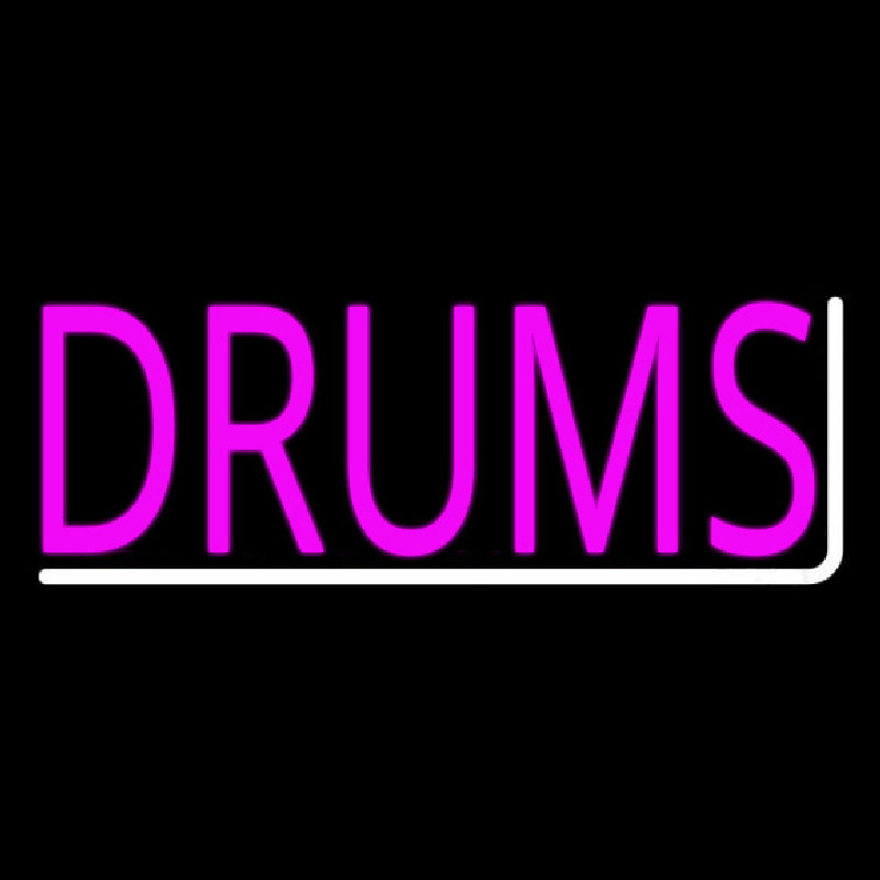 Pink Drums 2 Leuchtreklame