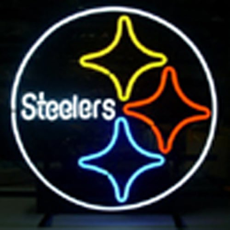 Pittsburgh Steelers Bier Bar Biergarten Leuchtreklame