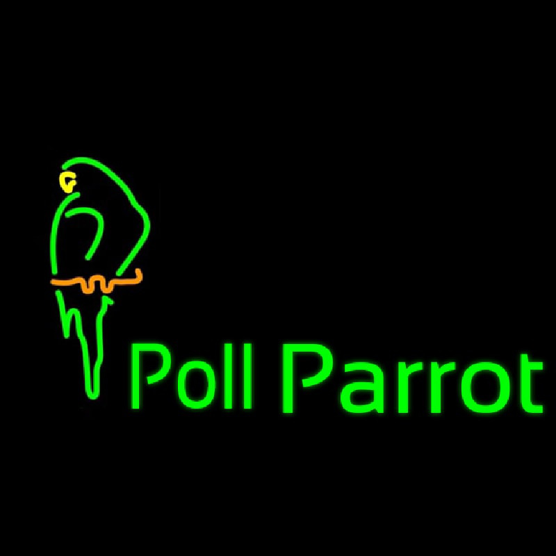 Poll Parrot Logo Leuchtreklame