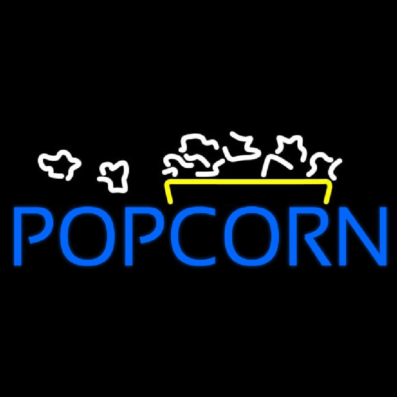 Popcorn Logo Leuchtreklame