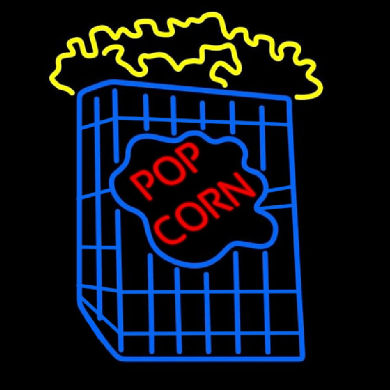 Popcorn With Logo Leuchtreklame