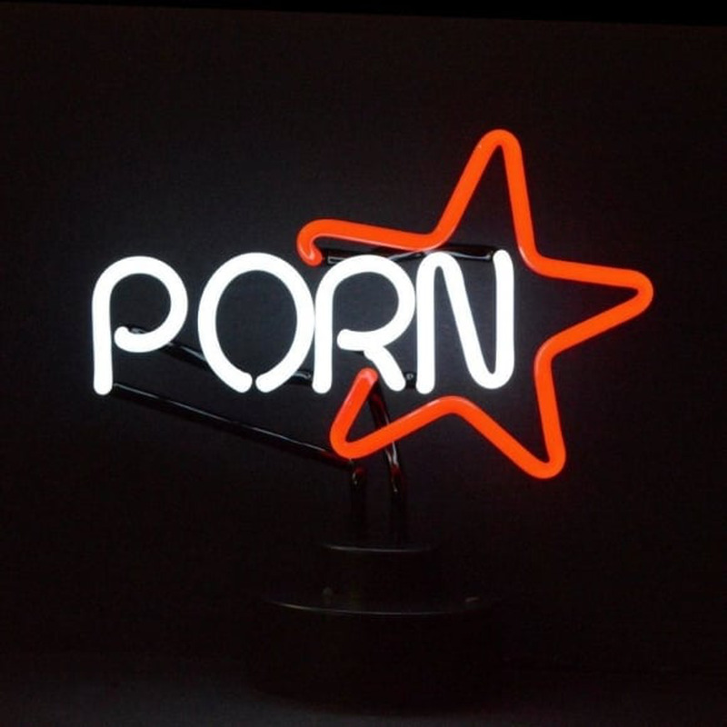 Porn Star Desktop Leuchtreklame