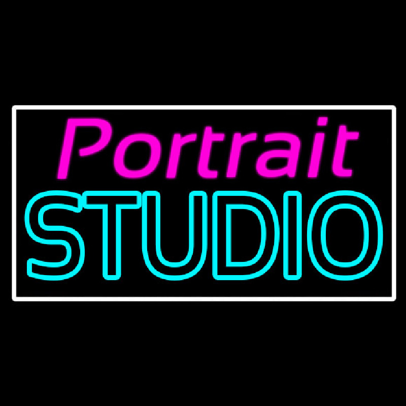 Portrait Studio Leuchtreklame