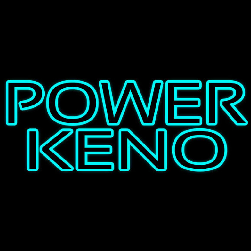 Power Keno 3 Leuchtreklame