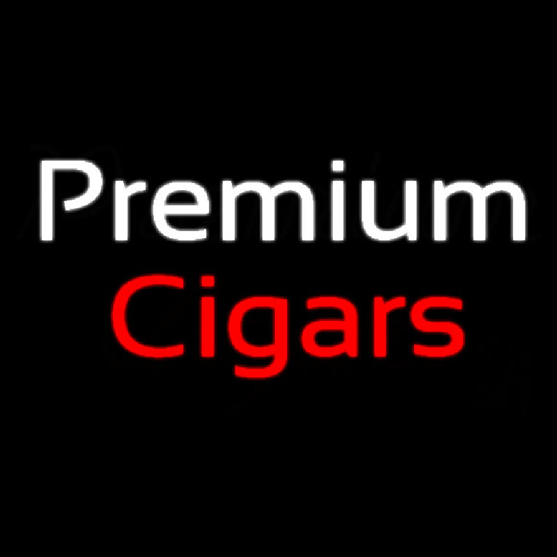 Premium Cigars Leuchtreklame