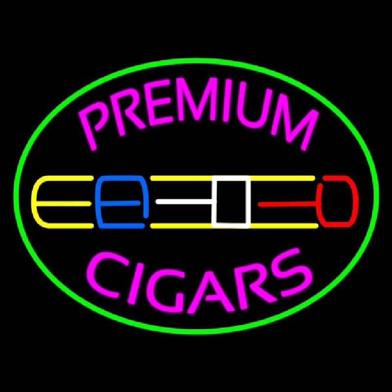 Premium Cigars Logo Leuchtreklame