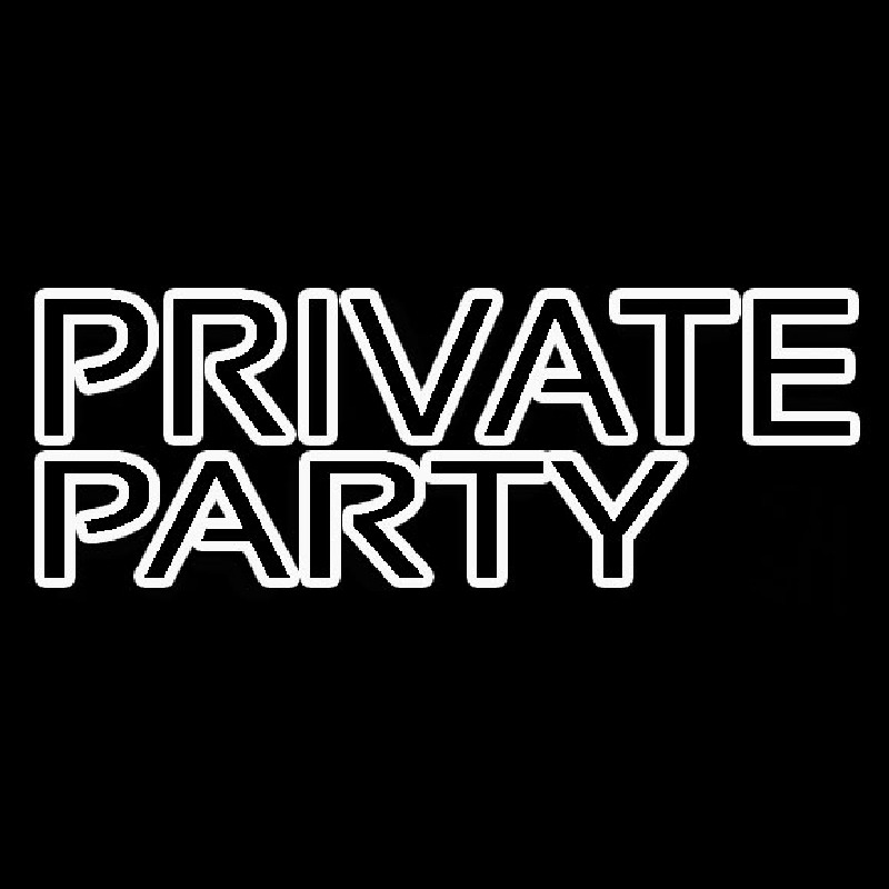 Private Party Leuchtreklame