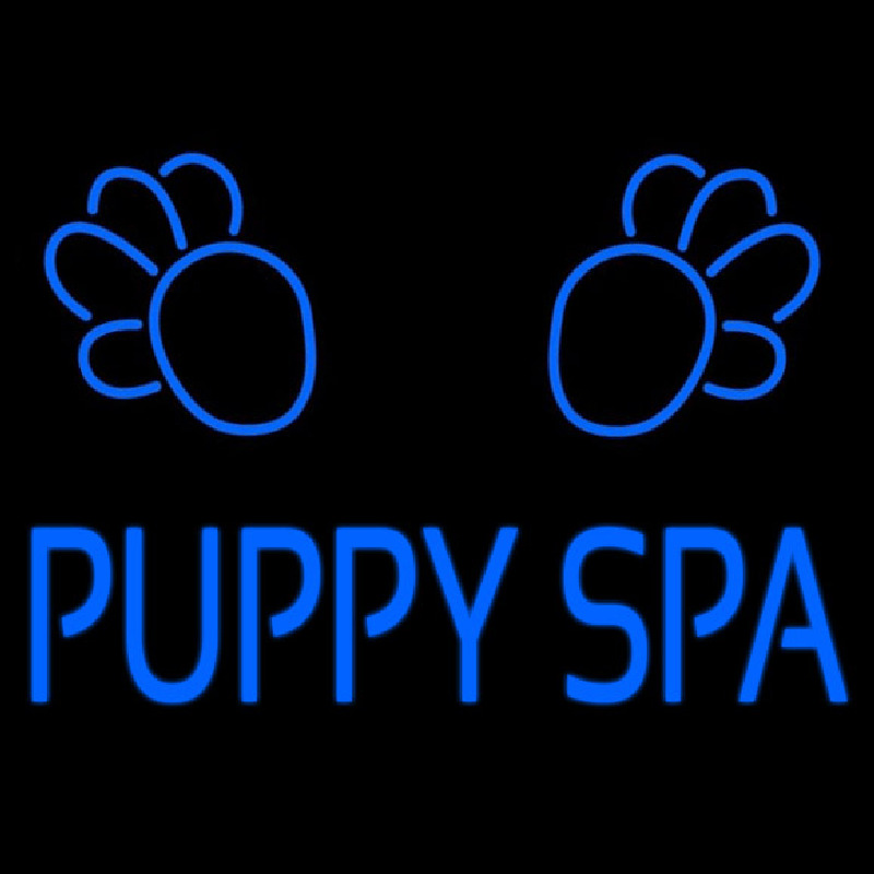 Puppy Spa Leuchtreklame