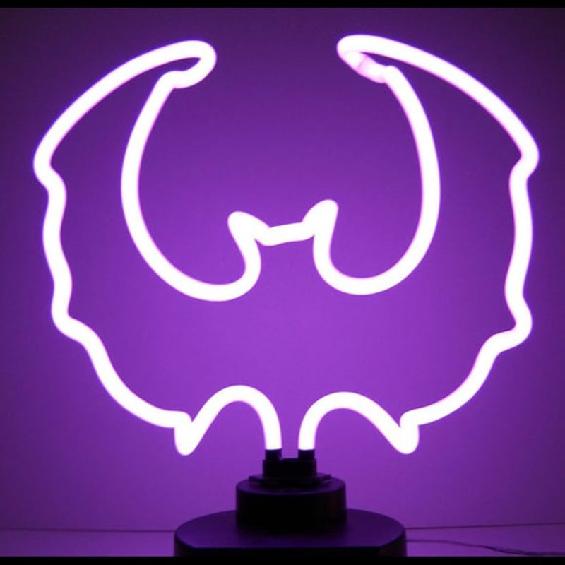 Purple Batman Desktop Leuchtreklame