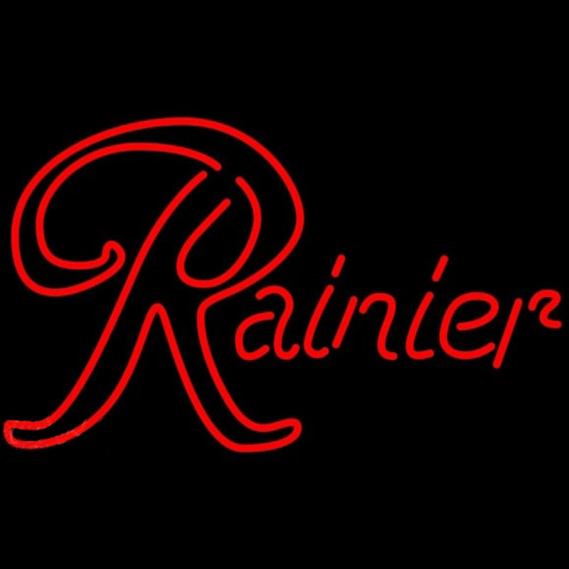 Rainier Red Beer Sign Leuchtreklame