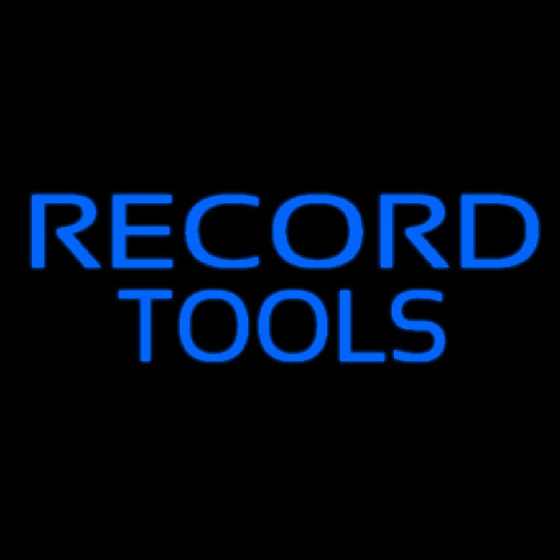 Record Tools Leuchtreklame