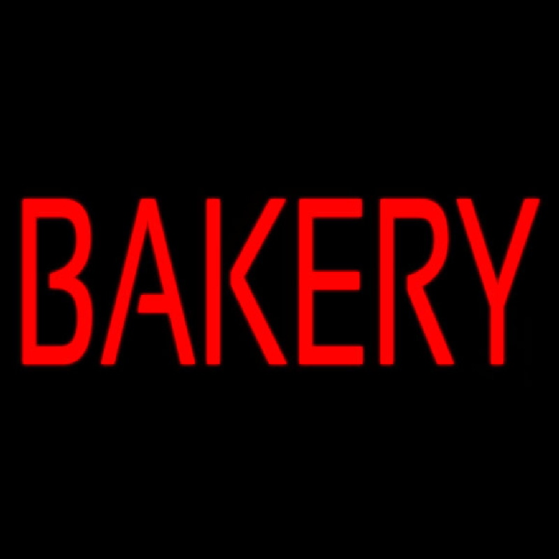 Red Bakery Leuchtreklame