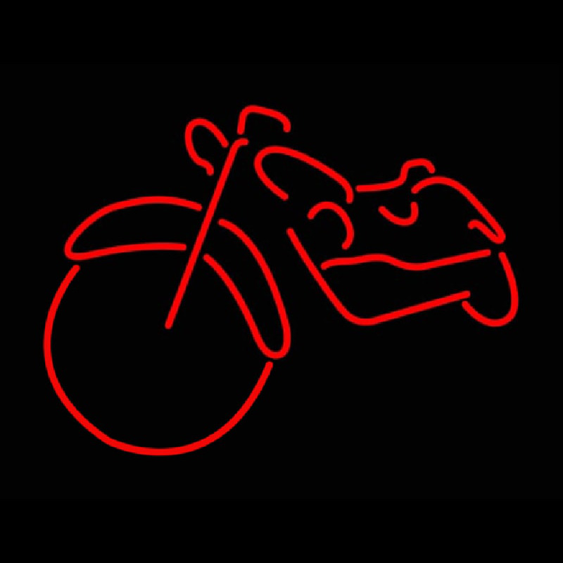 Red Bike Logo Leuchtreklame