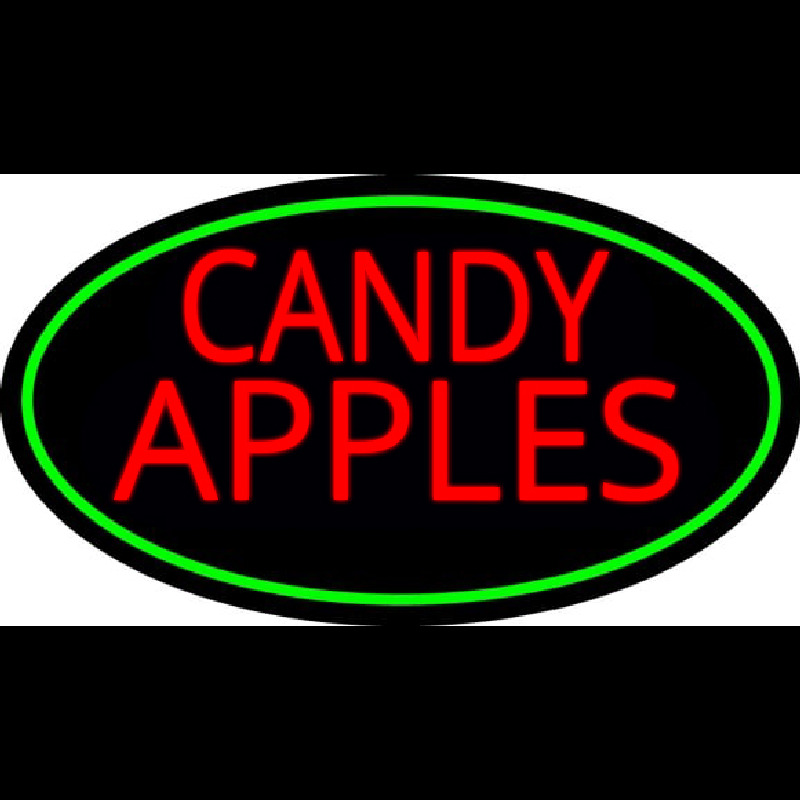 Red Candy Apples Leuchtreklame