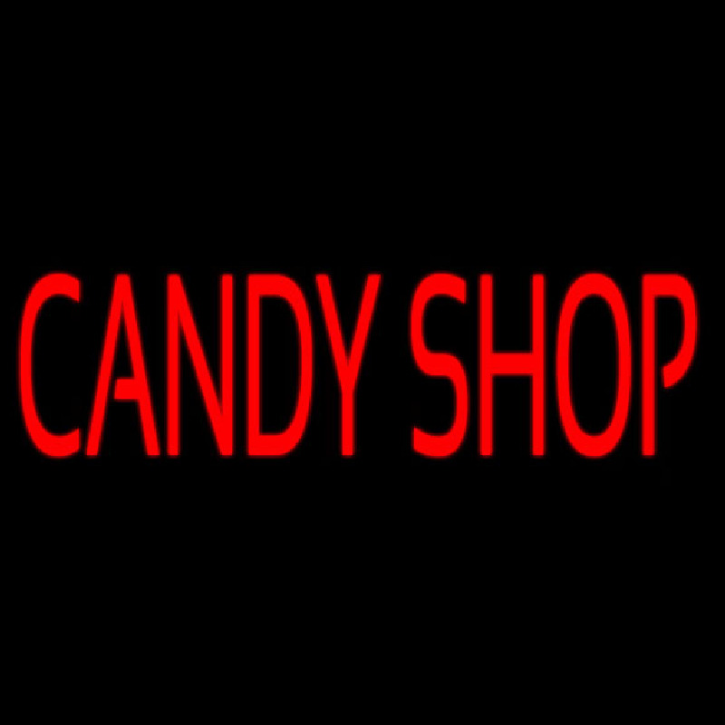 Red Candy Shop Leuchtreklame