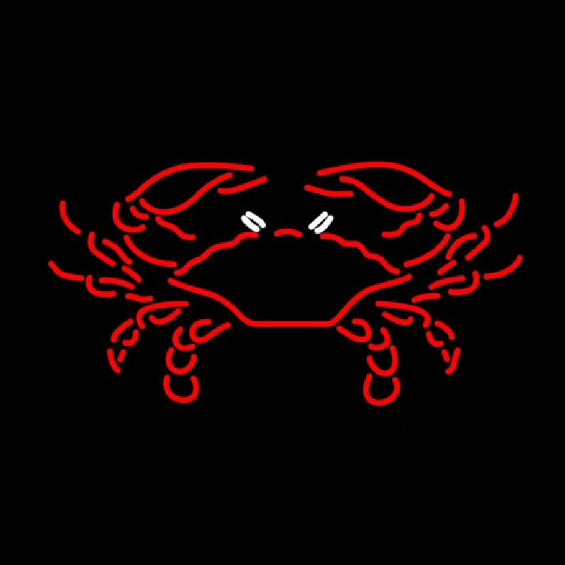 Red Crab Leuchtreklame