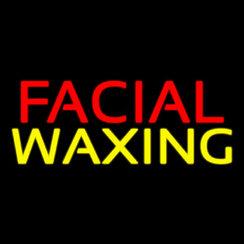 Red Facial Yellow Wa ing Leuchtreklame