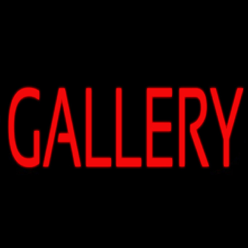 Red Gallery Leuchtreklame