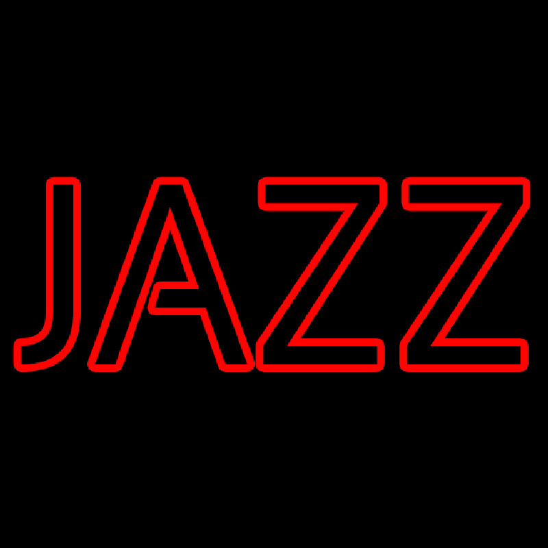 Red Jazz Block 4 Leuchtreklame