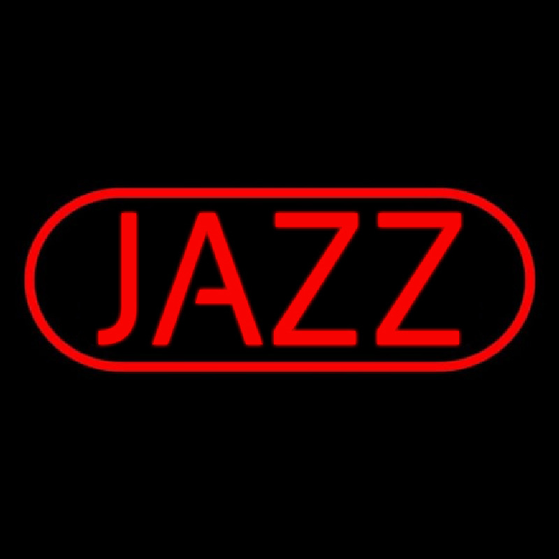 Red Jazz Block Leuchtreklame