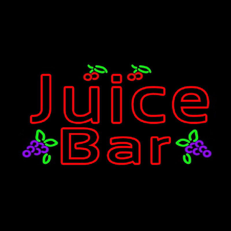 Red Juice Bar Leuchtreklame