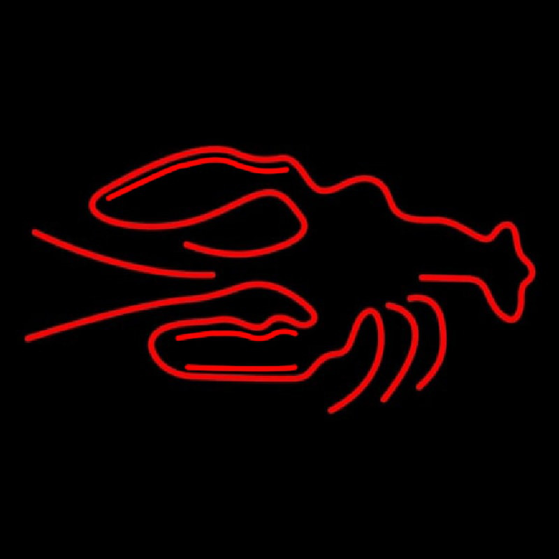 Red Logo Lobster Leuchtreklame
