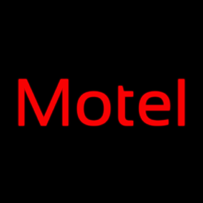 Red Motel Leuchtreklame