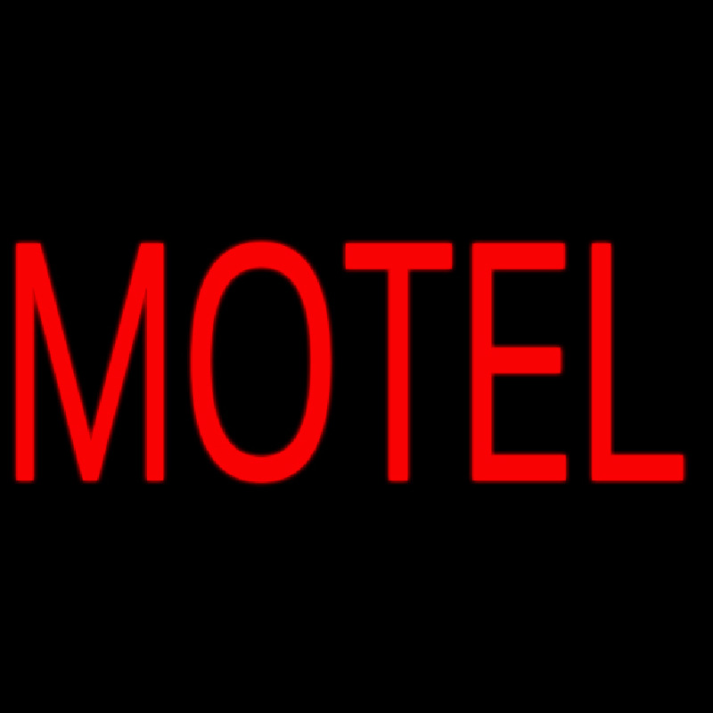 Red Motel Leuchtreklame