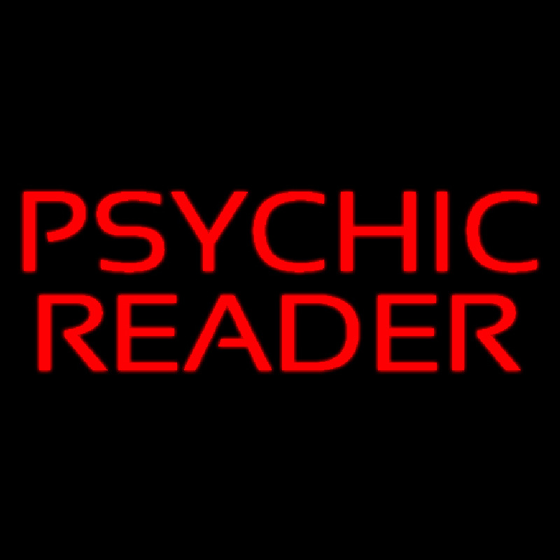 Red Psychic Reader Leuchtreklame
