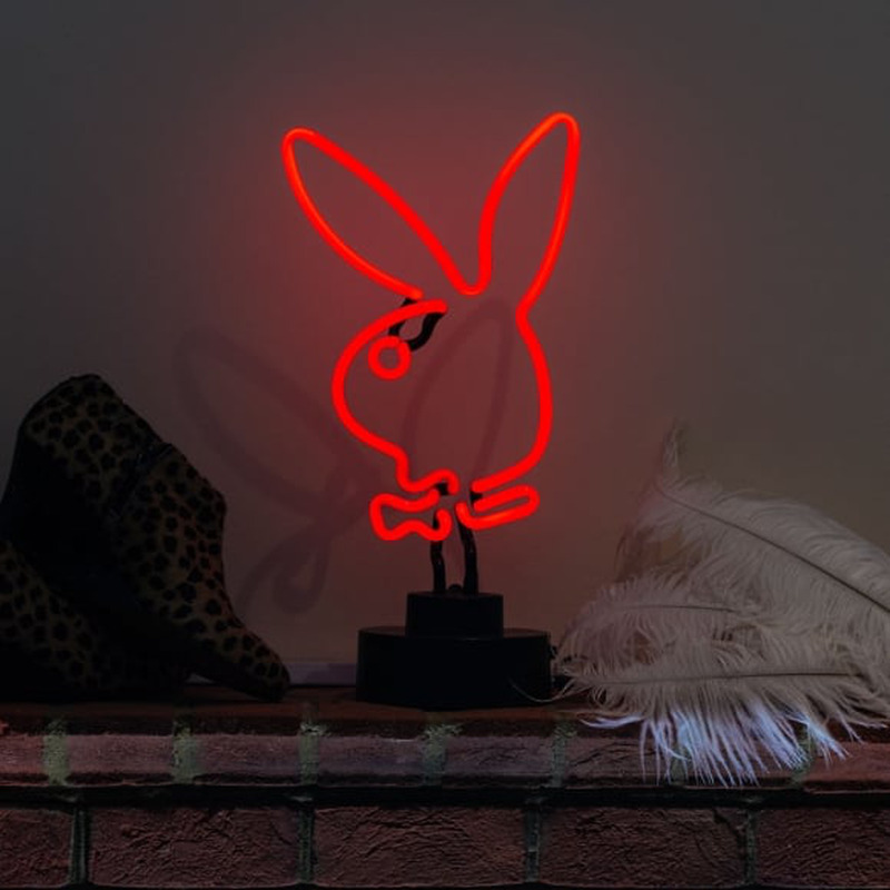 Red Rabbit Desktop Leuchtreklame