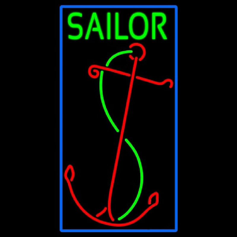 Red Sailor Logo Leuchtreklame