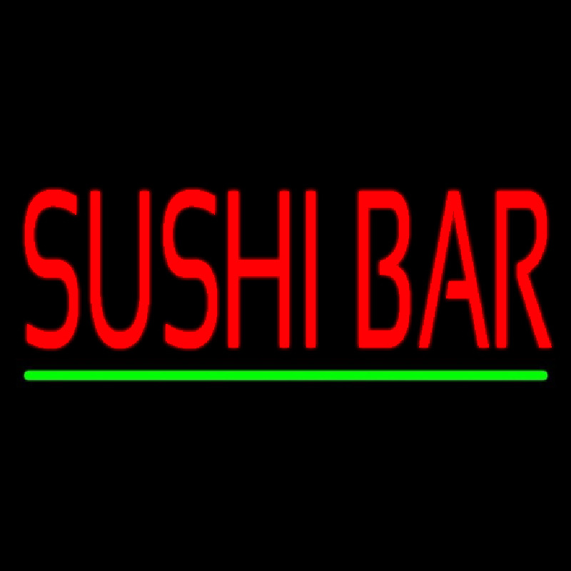 Red Sushi Bar Leuchtreklame