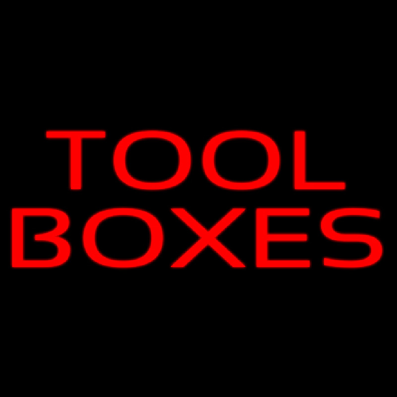 Red Tool Bo es 2 Leuchtreklame