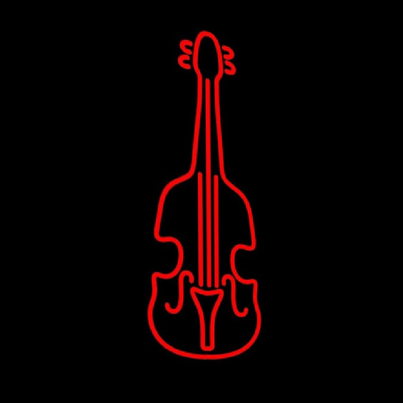 Red Violin Logo 1 Leuchtreklame