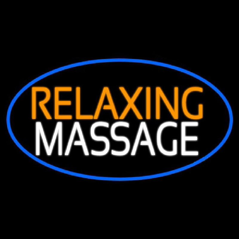 Rela ing Massage Leuchtreklame