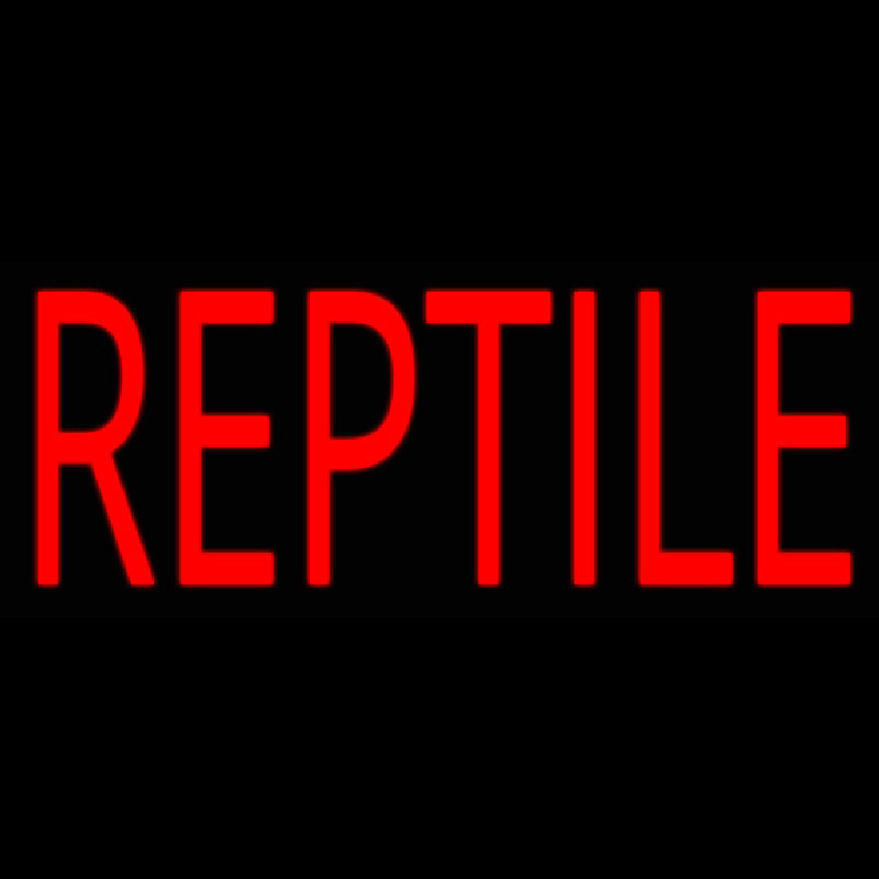 Reptile Block Leuchtreklame